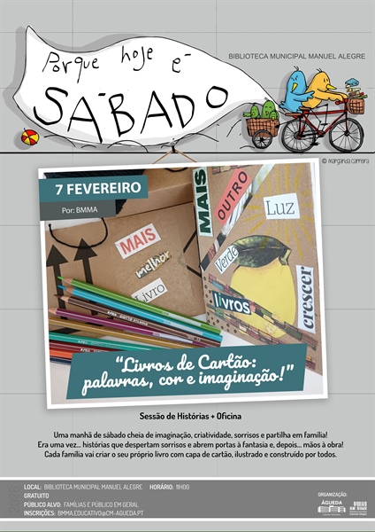 “Livros de Cartão: palavras, cor e imaginação!”, por BMMA