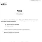 Horário da BMMA durante o mês de agosto